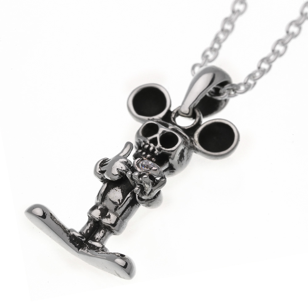 Binich（ビニッチ） スカル マウスネックレス ペンダントトップ メンズ