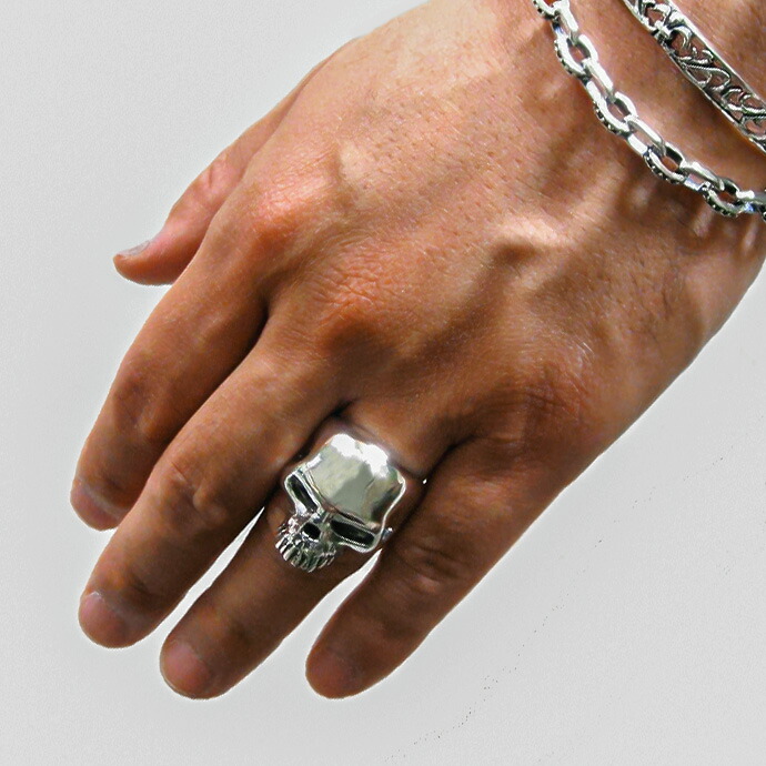 Binich（ビニッチ） シルバー925 スカル ドクロ リング メンズ 指輪