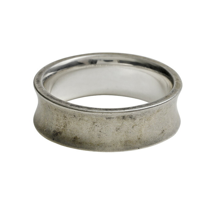 FLUI（フルイ） 逆甲丸 ヴィンテージリング メンズ シルバー925