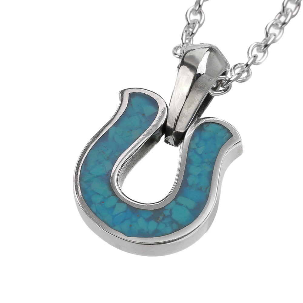 SHUMAIL（シュメール） ホースシュー ネックレス 馬蹄 ターコイズ