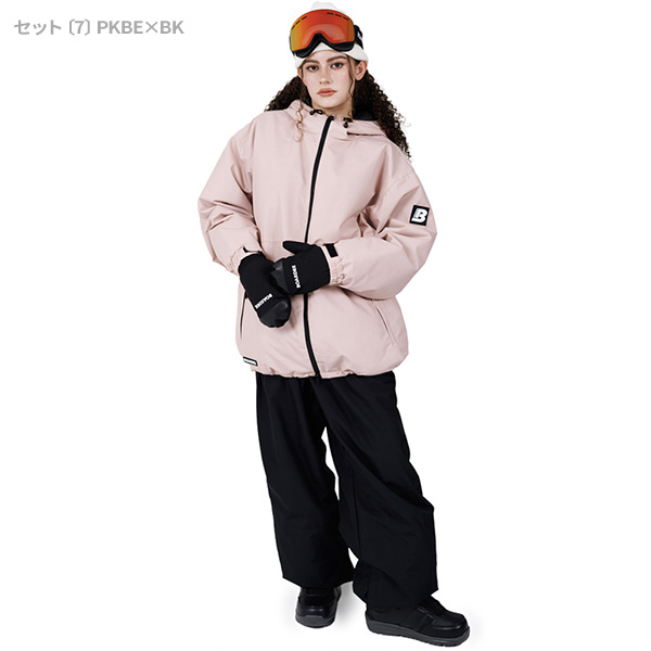 BOARDEE スノボウェア レディース 上下セット スノーボードウェア