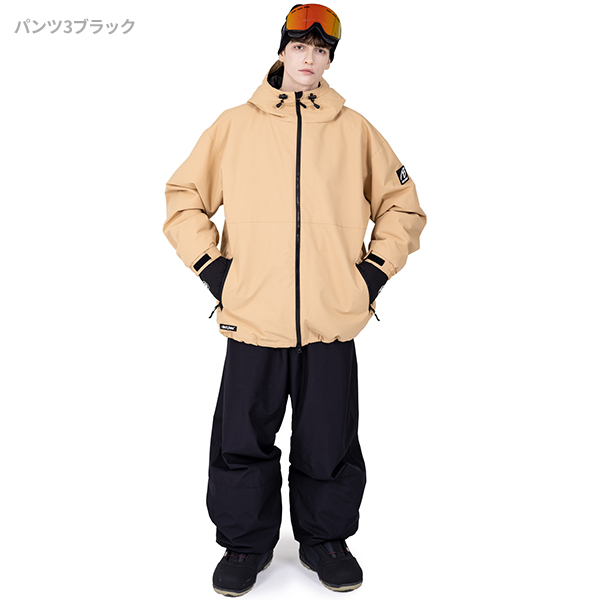 BLACK SNOW スノボウェア メンズ 上下セット スノーボードウェア