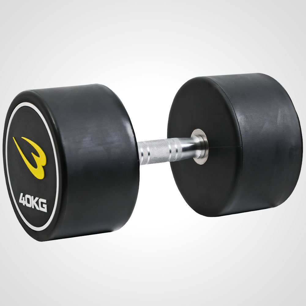 BODYMAKER（ボディメーカー） 床に傷がつきにくい PUダンベル 40kg