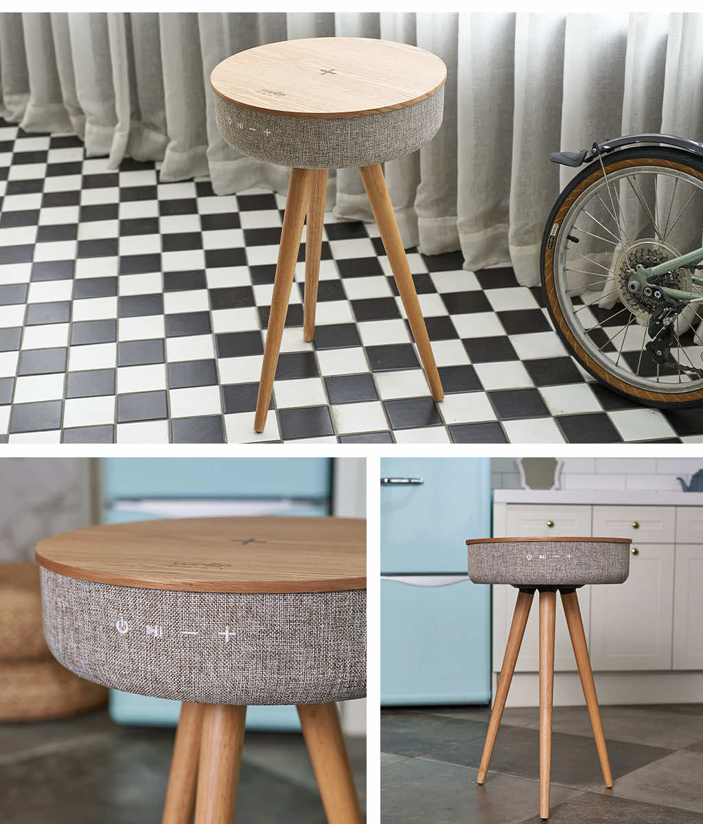 Welle 360°Bluetoothテーブル型スピーカー Mellow W501T 360ド