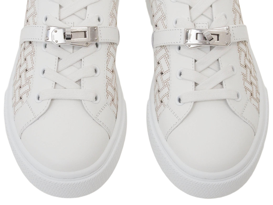 HERMES（エルメス） スニーカー レディース 37 24cm デイ 靴 ホワイト