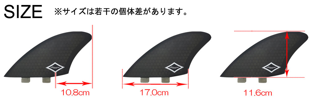 FCS ADVANCED / アドバンス GLASS FIN KEEL HONEYCOMB CORE ハニカム