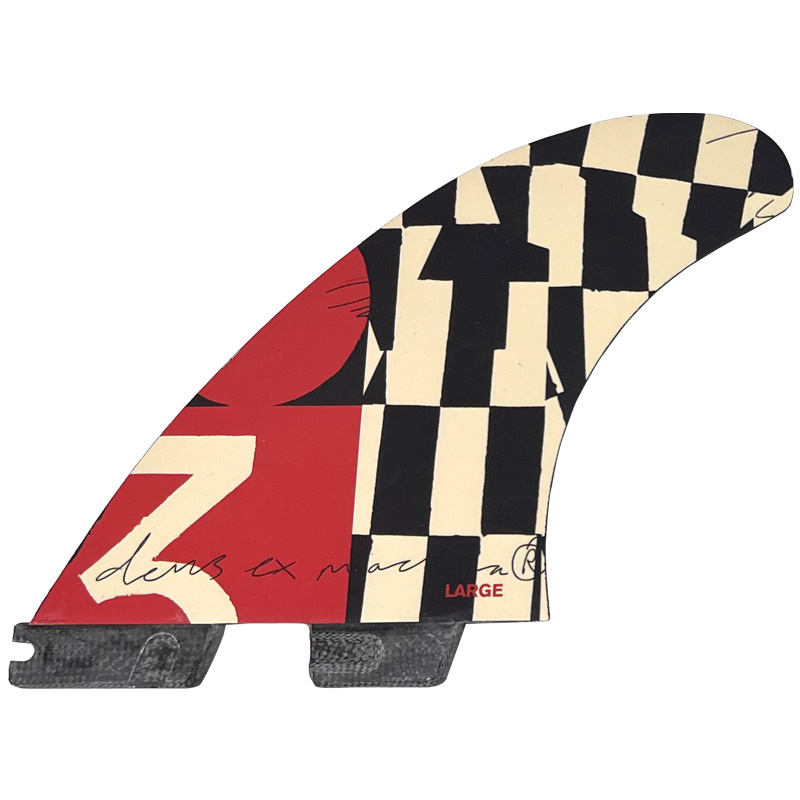 FCS FCS2 DEUS EX MACHINA TRI PC LARGE RETAIL FINS / デウス