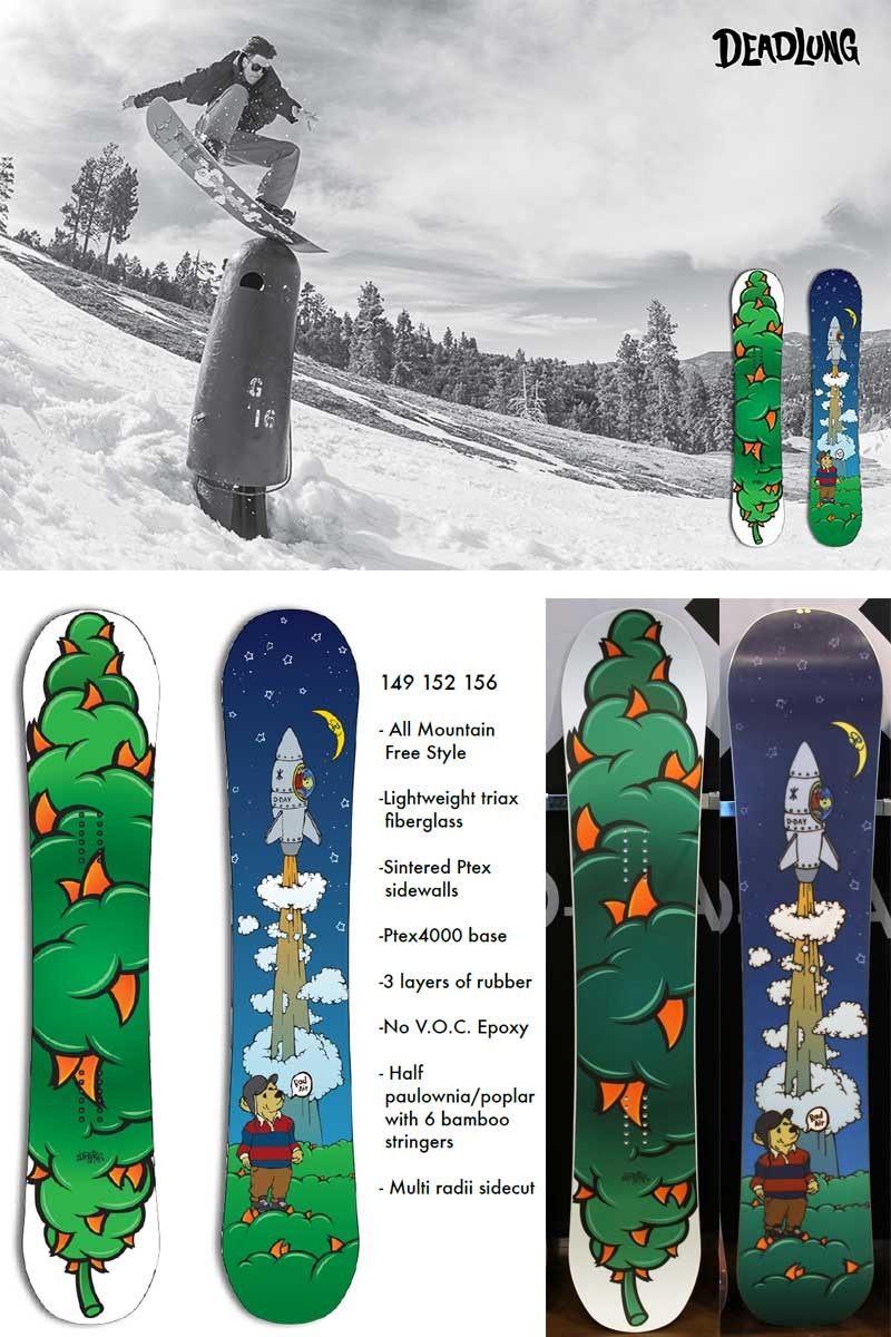 16-17 D-DAY / ディーデイ DEADLUNG グラトリ メンズ スノーボード 板