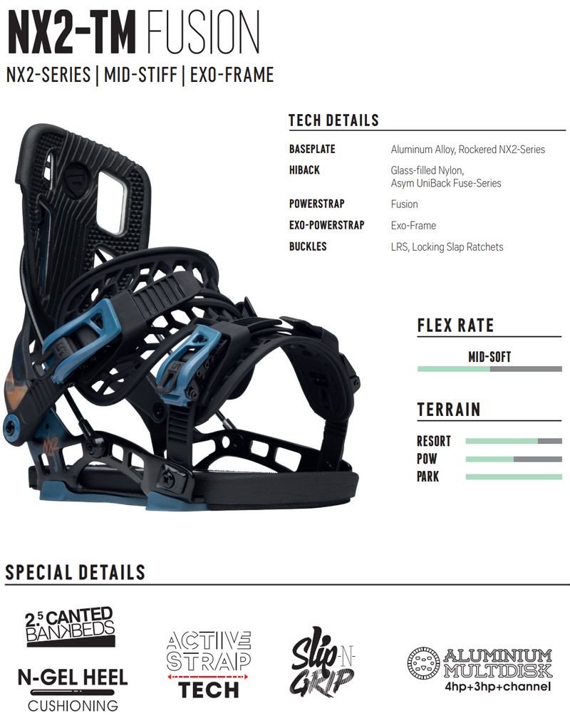 FLOW（フロー） 即出荷 23-24 FLOW / フロー NX2-TM FUSION エヌ