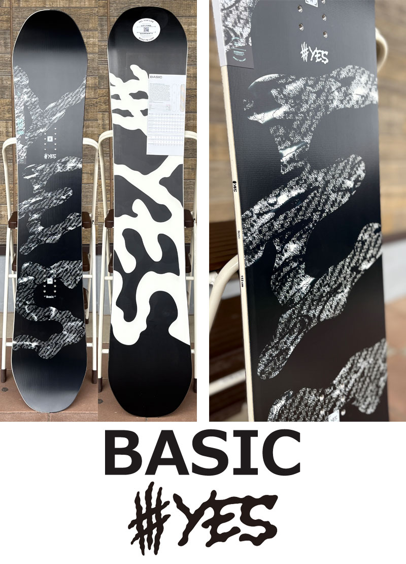 24-25 YES / イエス BASIC ベーシック メンズ スノーボード 板 2025 型