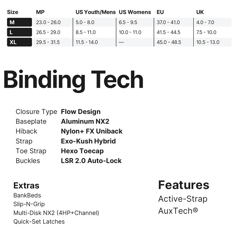FLOW（フロー） 25-26 NIDECKER/ナイデッカー NX2 HYBRID エヌエックス