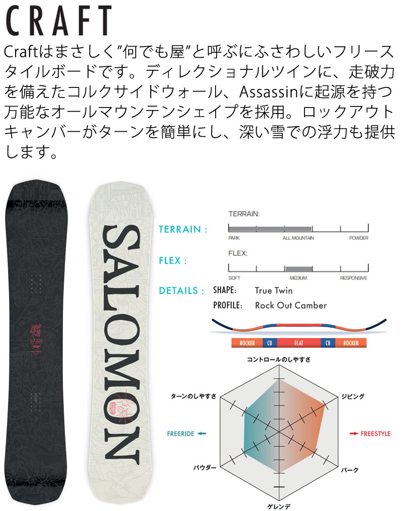 SALOMON（サロモン） 25-26 SALOMON/サロモン CRAFT クラフト メンズ