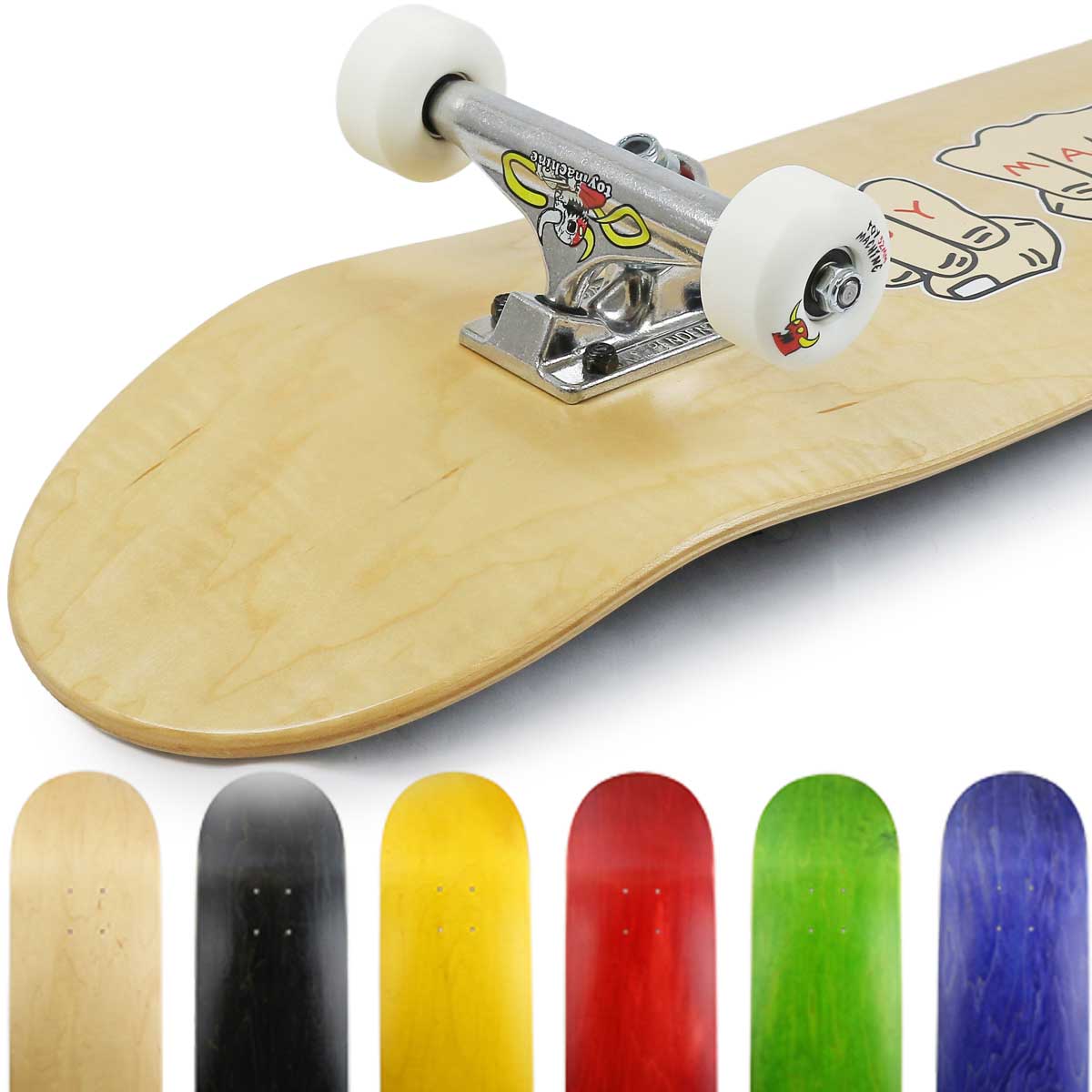 スケボーコンプリート 8.0 8.125 8.25インチ ブランクデッキ インディ