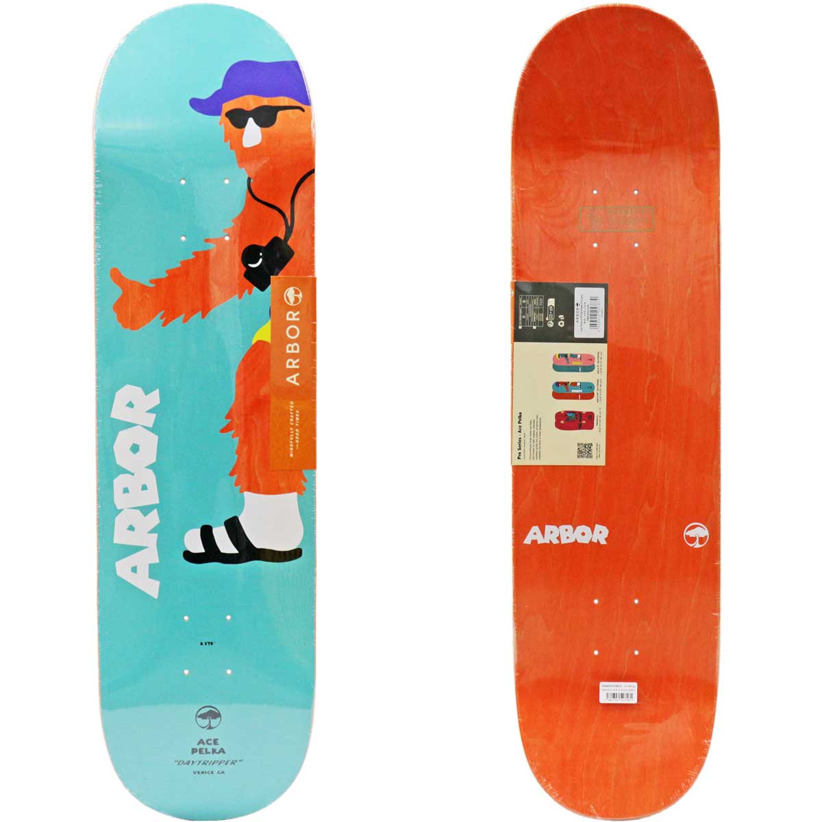 Arbor アーバー 8.375インチ スケボー デッキ Skateboards Pro Ace