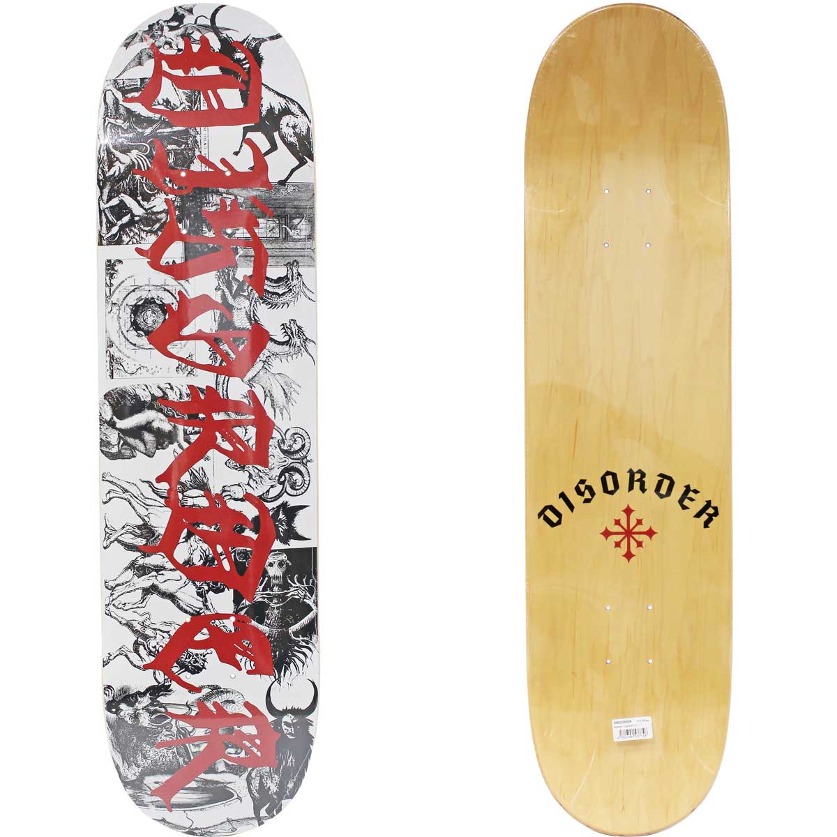 ディスオーダー 7.375 8.0インチ スケボー デッキ Disorder Skateboard