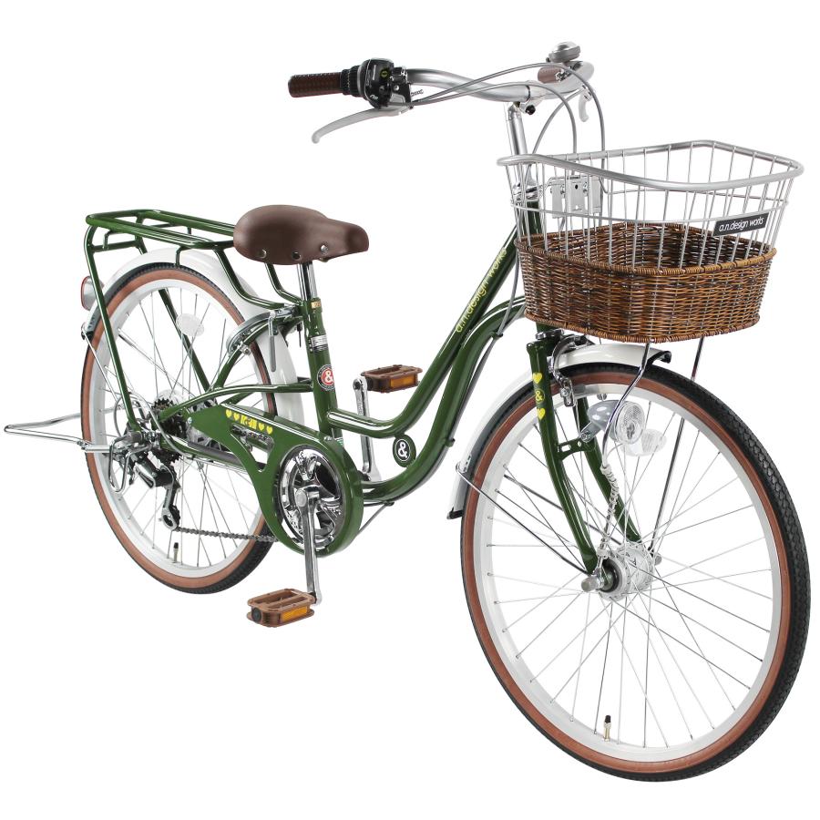 自転車 子供用 6段変速 おしゃれ 22インチ a.n.design works オート