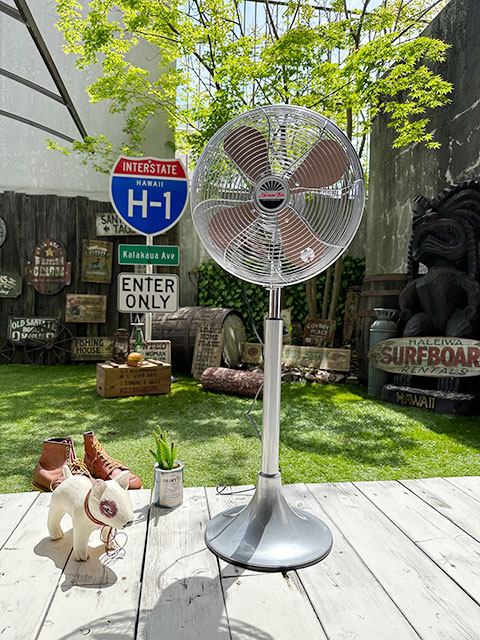 扇風機 ハモサ レトロファン フロア （シルバー） HERMOSA RETORO FAN