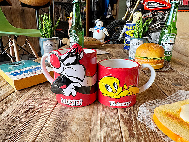 トゥイーティー＆シルベスター ペアマグ 2個セット ルーニーテューンズ