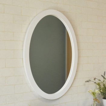 鏡 壁掛け ウォールミラー オーバル 楕円 L おしゃれ アンティーク 丸