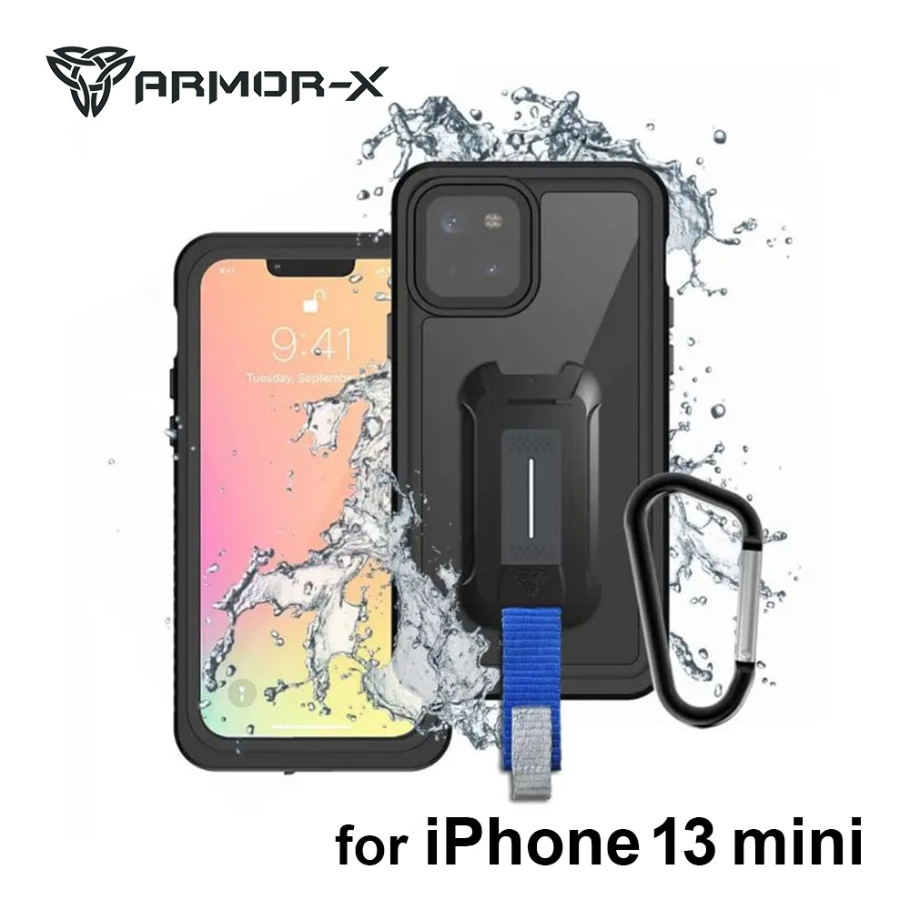 iPhone 13 mini 用ケース ARMOR-X - IP68 Waterproof Protective Case