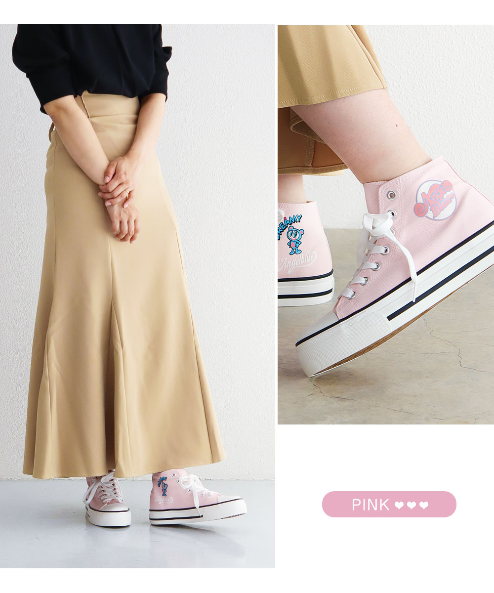 ANGEL BLUE（エンジェルブルー） レディース スニーカー ハイカット