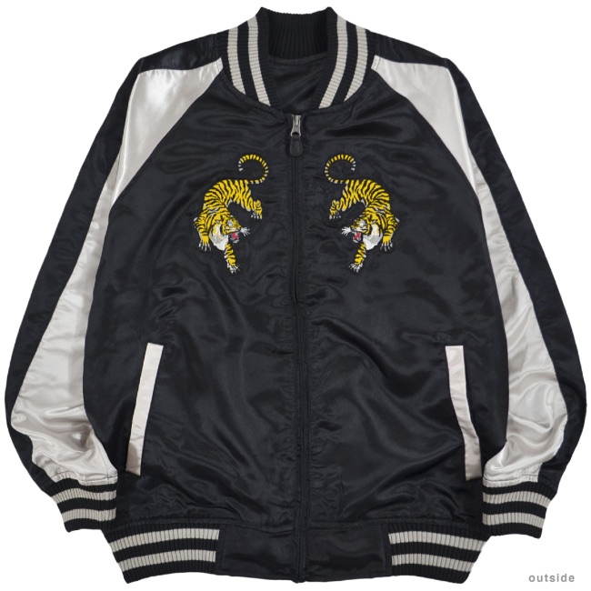 スカジャン 2WAY 和柄 虎 龍 キッズ 刺繍 アウター メンズ M L LL