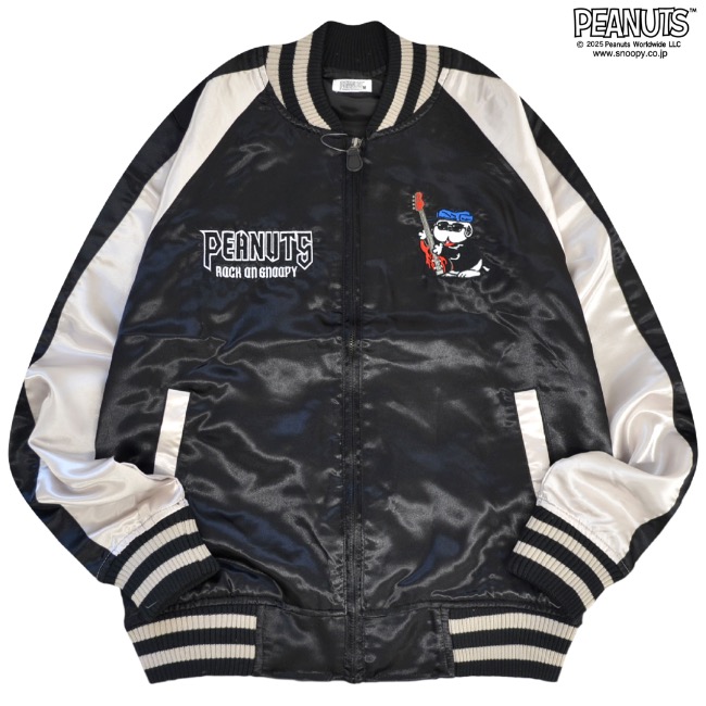 SNOOPY（スヌーピー） スカジャン アウター ジャケット 刺繍 ロック
