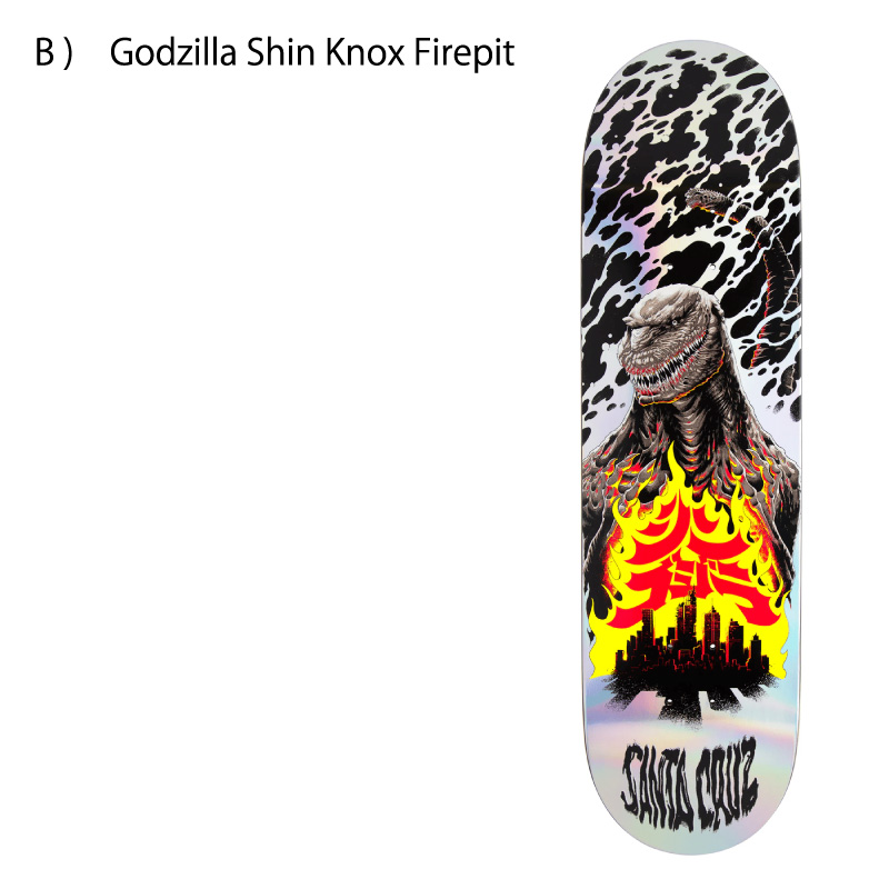 SANTA CRUZ（サンタクルーズ） SANTACRUZ Godzilla ゴジラ スケート
