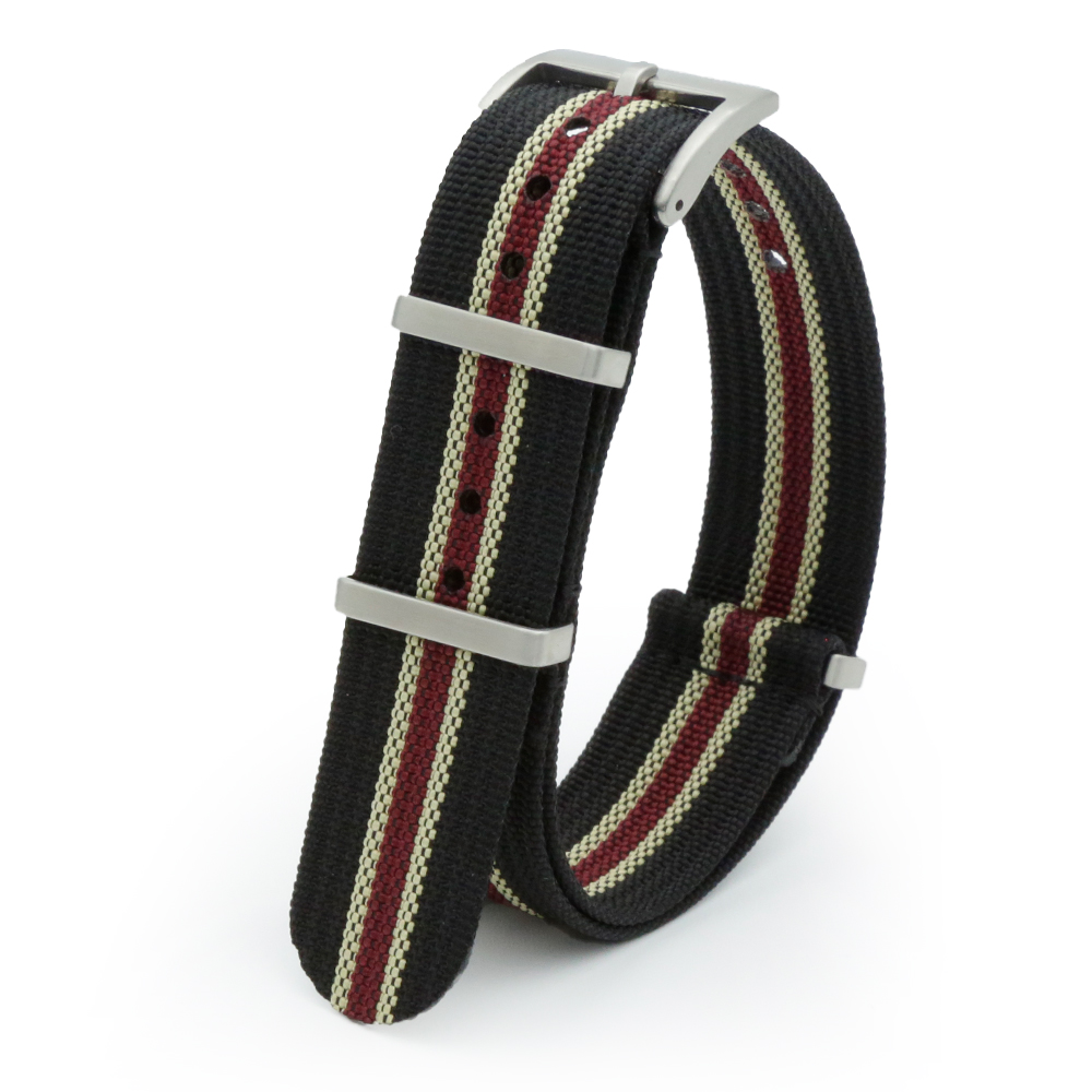 時計ベルト バンド 腕時計バンド NATO TYPE RR ダブルアール