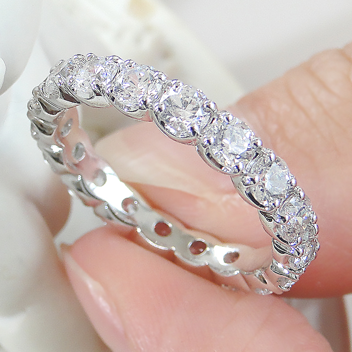 Classic CHESS（クラシックチェス） pt950 2ctUP フルエタニティリング