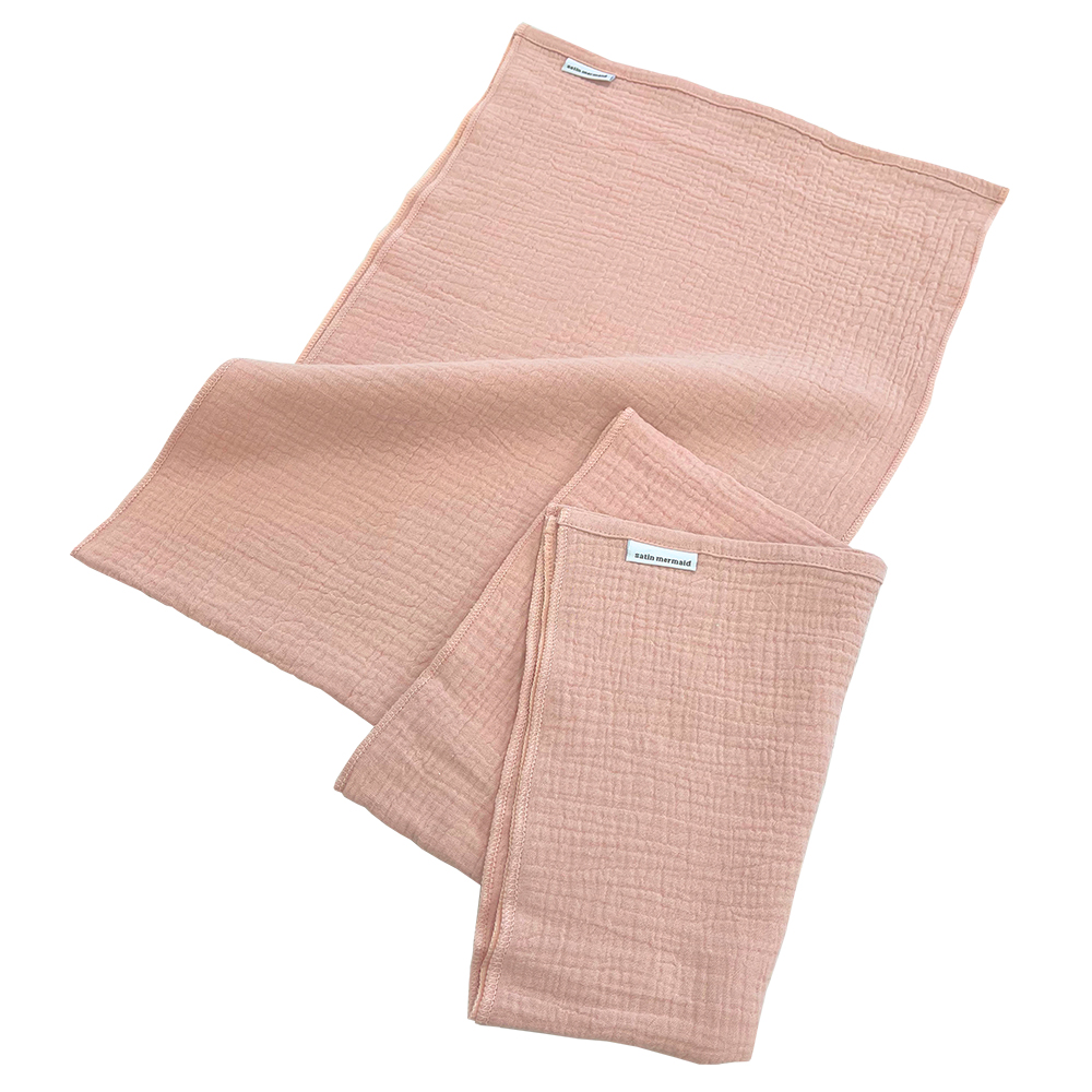 ガーゼタオル ガーゼフェイスタオル 2枚セット 2枚組 ロングタオル