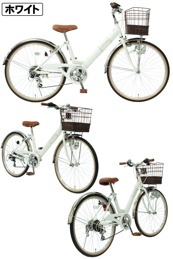 TOPONE（トップワン） NV246 24インチ子供用自転車 前かご付き キッズ