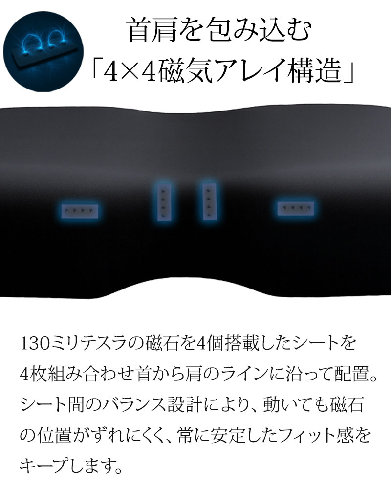 磁気枕 肩こり 首こり 枕 まくら マクラ 血流改善 GKLマグネティック