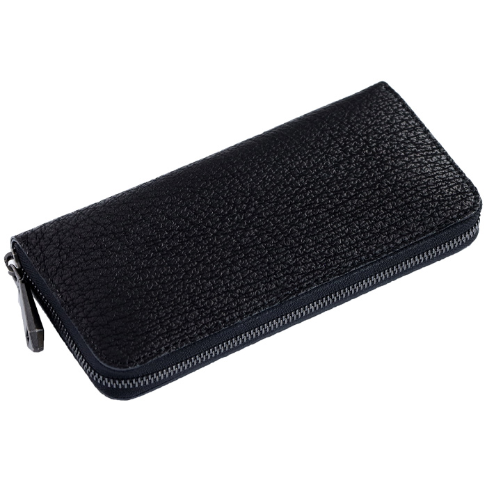 ZOO（ズー） 財布 サメ革 長財布 ラウンドファスナー 鮫革