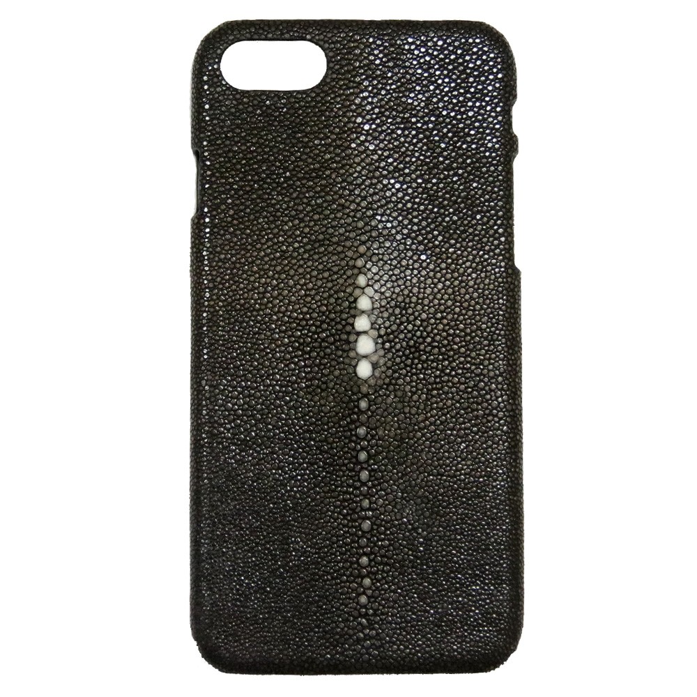 iPhone 7/8/X/XS 対応 本革 エイ革 スティングレイ ガルーシャ