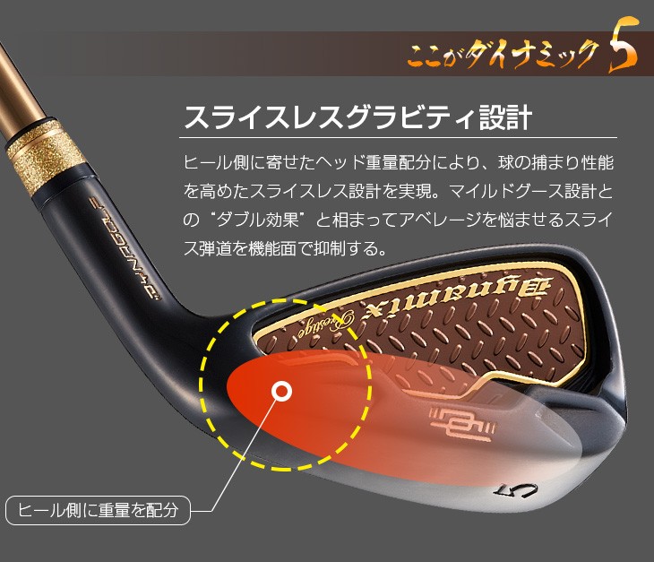 DYNAGOLF（ダイナゴルフ） ゴルフ アイアンセット 6本 メンズ 新品 5I