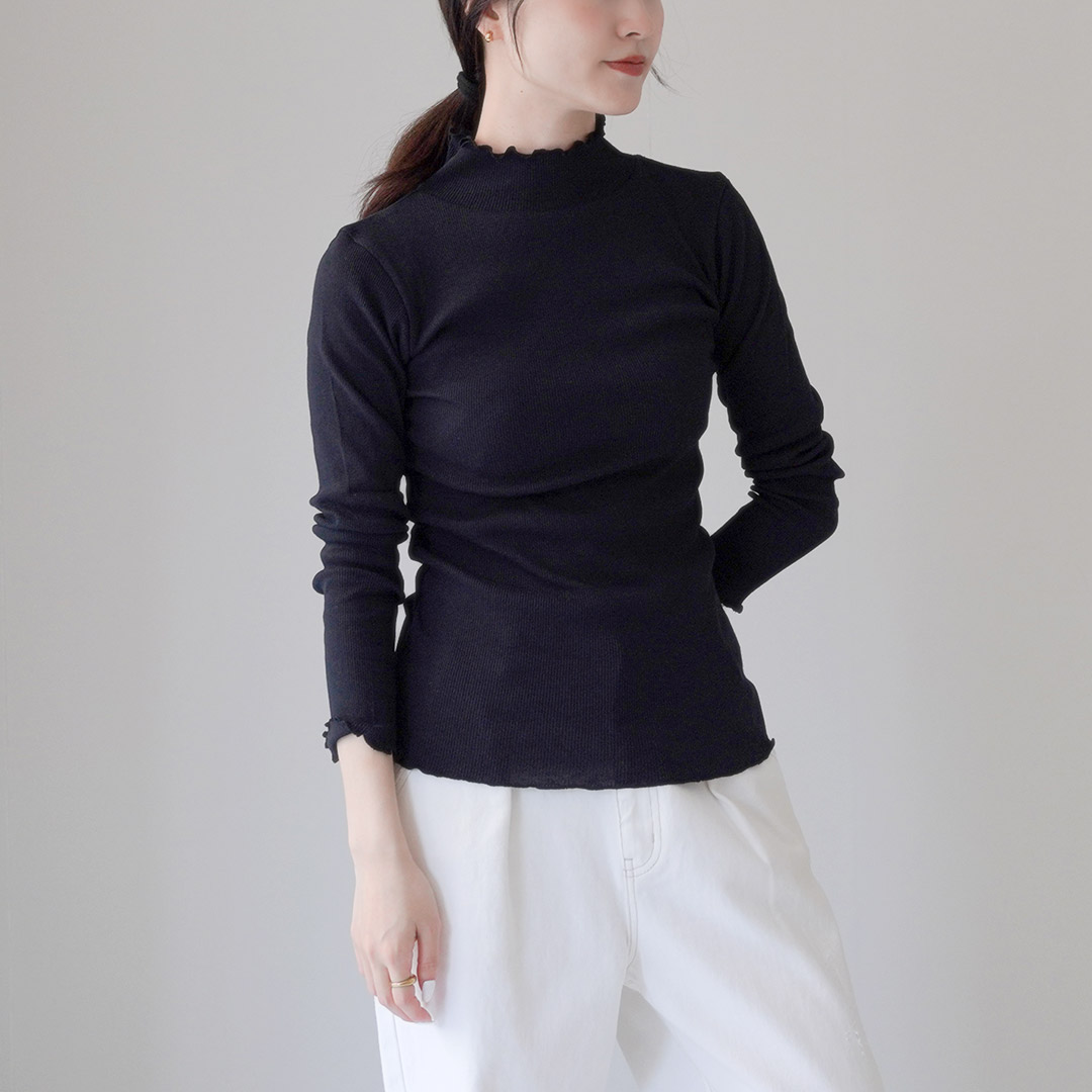 tumugu（ツムグ） コットンノヴァテレコハイネック/長袖 / TC20103