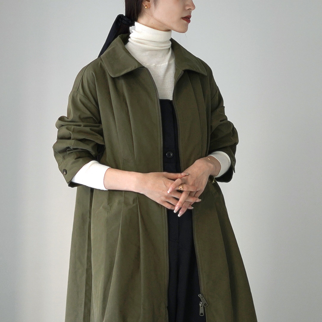 Kelen（ケレン） MONICA タックデザイン ロングコート / レディース