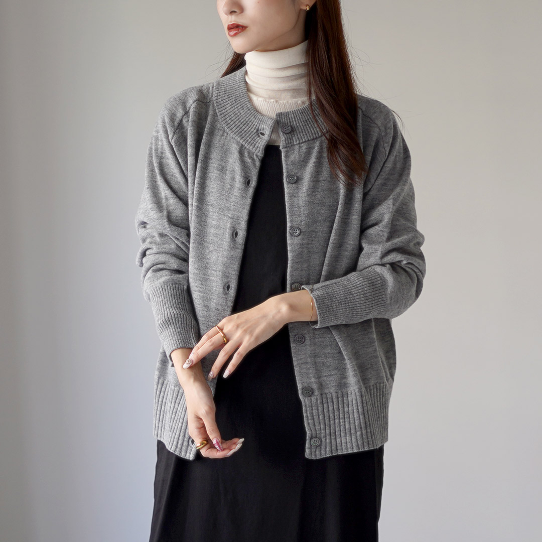 mao made（マオメイド） メリノウール スタンダード カーディガン