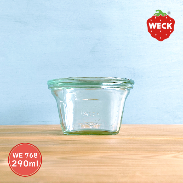 WECK（ウェック） クアドロ WE768 キャニスター 290ml L ガラス容器 お