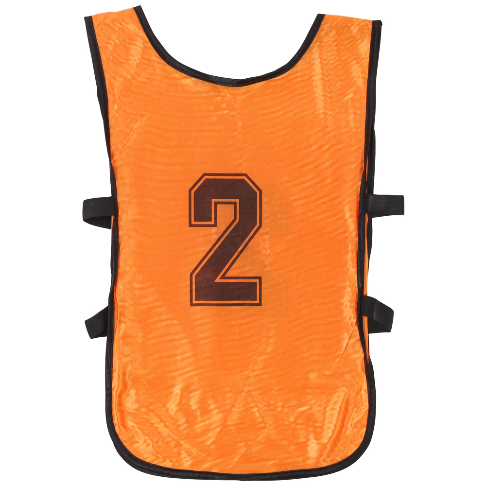 ビブス ジュニア 番号 10枚セット 番号入り 子ども用 Sサイズ 1番〜10