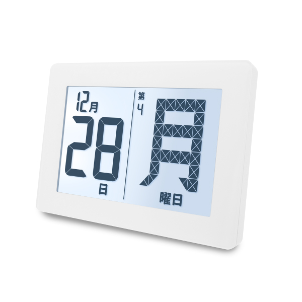 アデッソ（ADESSO） ひめくりカレンダー デジタル 2026 電波 壁掛け