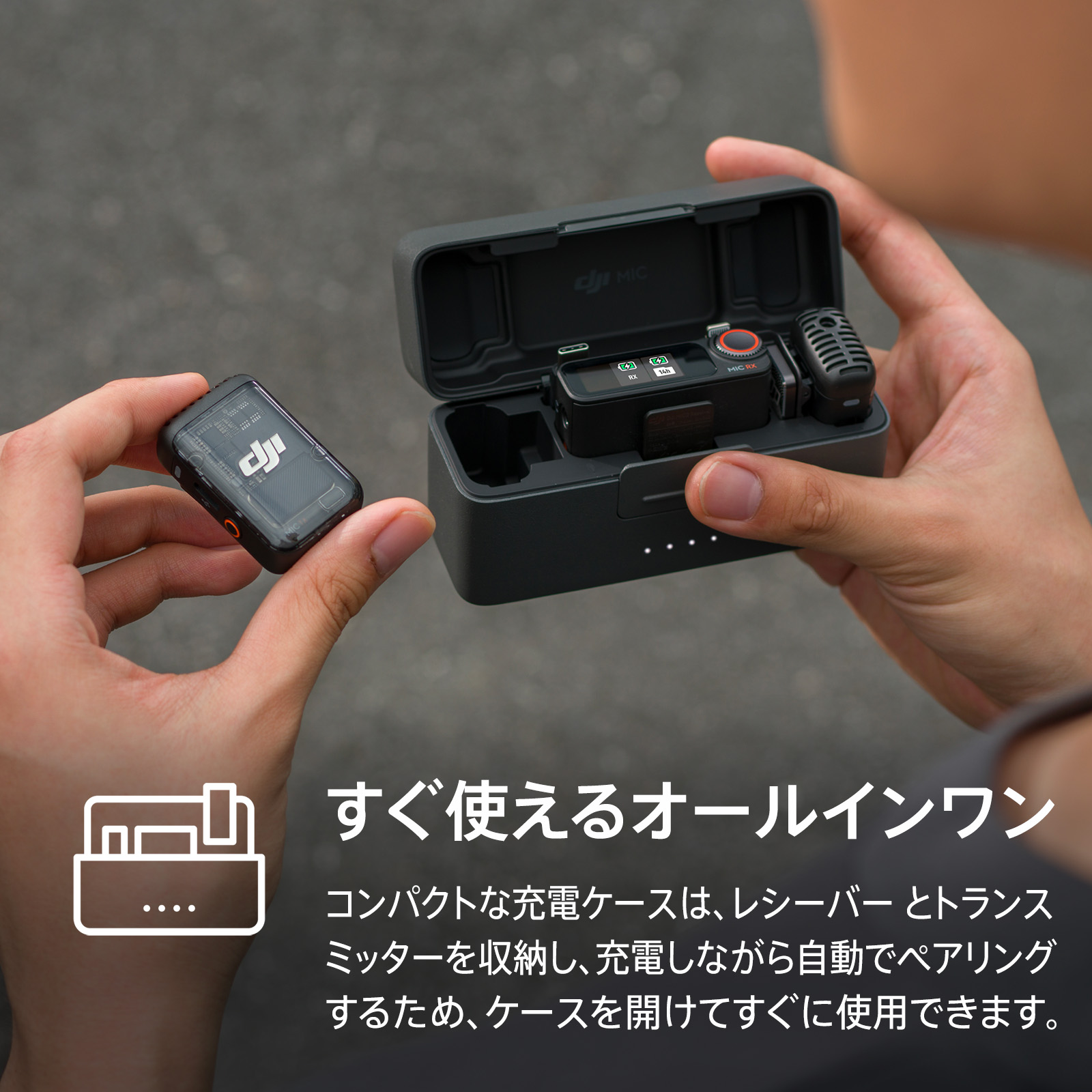 DJI ピンマイク ワイヤレス 無線 風防 DJI MIC 2 ( トランスミッター2