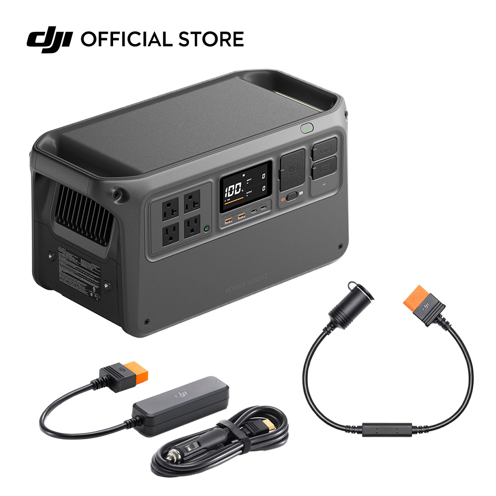 DJI DJI Power 1000 V2車内充電コンボ ポータブル電源 発電機 非常電源