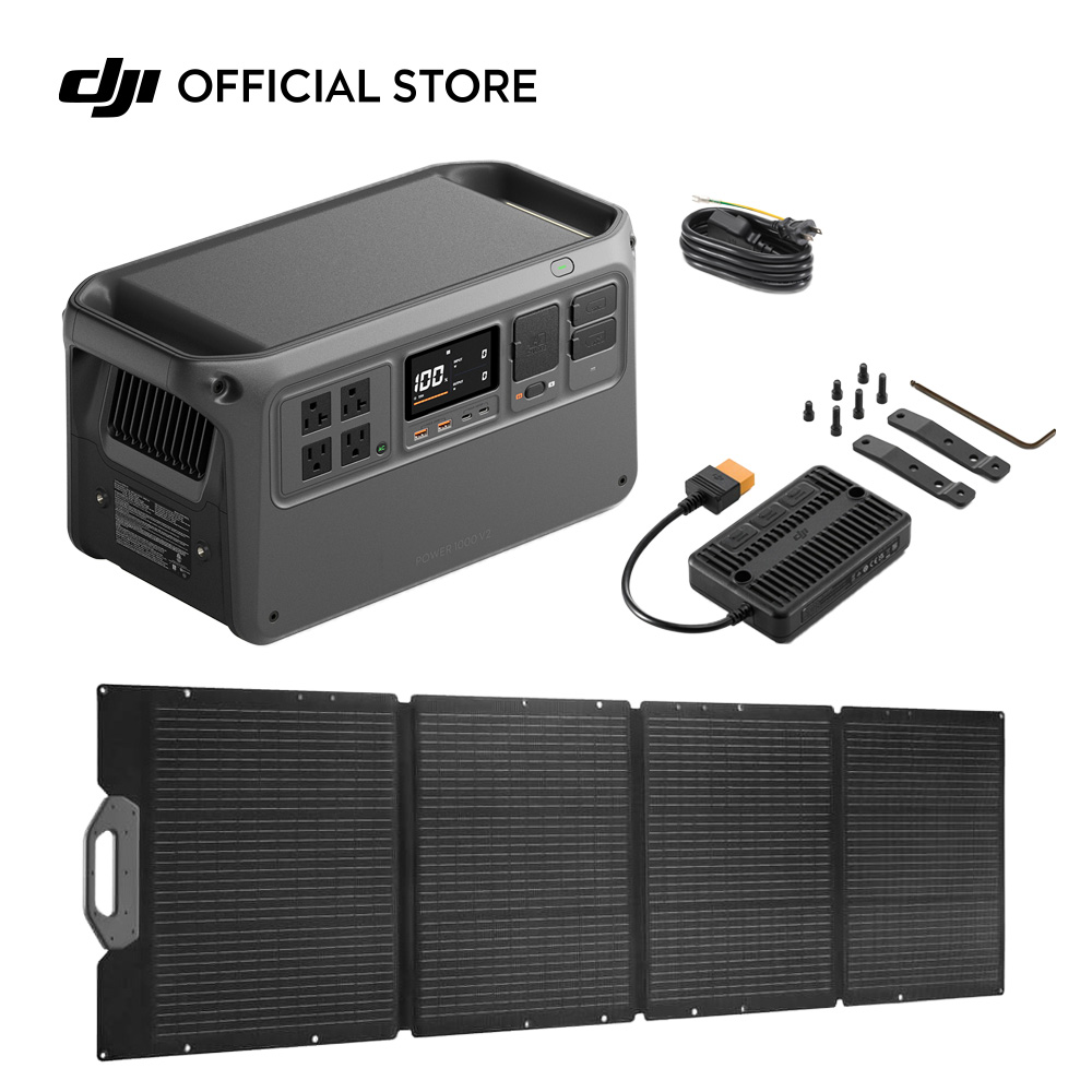 DJI DJI Power 1000 V2 200W折りたたみ式ソーラーパネルコンボ