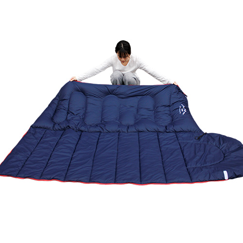 寝袋 ダウン シュラフ アウトドア 登山 コンパクト 封筒型 冬用 ねぶ