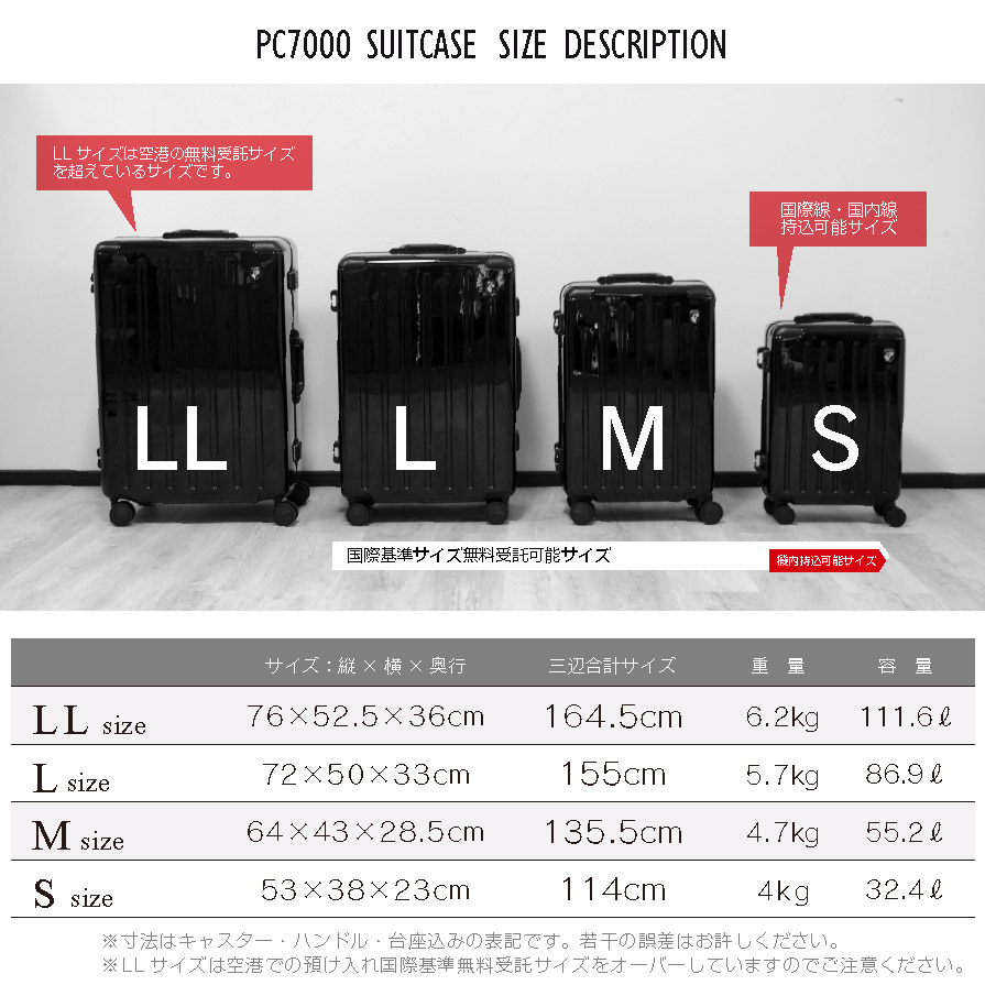 GRIFFIN LAND（グリフィンランド） キャリーケース スーツケース L