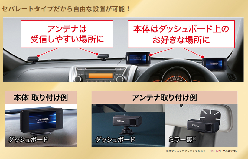 ASSURA AR-33 セルスター レーザー式オービス対応 GPSレーダー探知機
