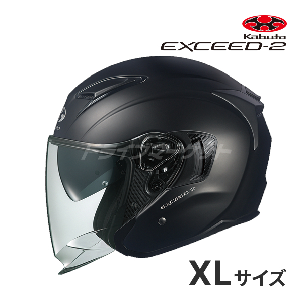 EXCEED OGK KABUTO EXCEED-2 フラットブラック M(57-58cm) ヘルメット