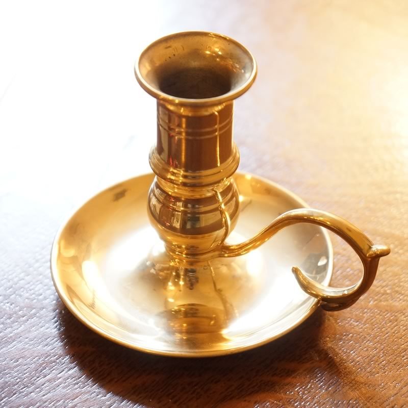 キャンドルホルダー アンティーク 1灯 イタリア製 キャンドルスタンド